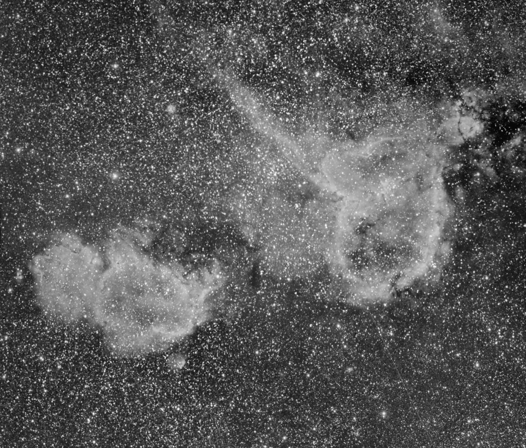 IC 1805 and IC 1848 Heart and Soul Nebula
