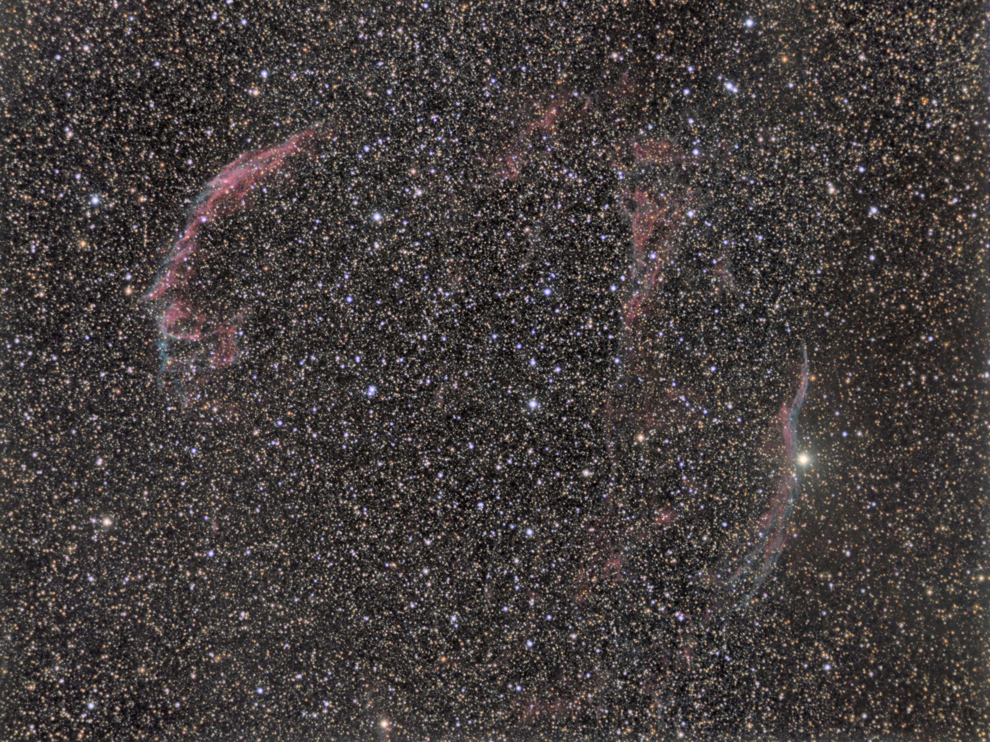 IC, 1340. NGC 6990, NGC 6592. 6995, 6979, 6974, 6960; Sharpless 103 - CCD