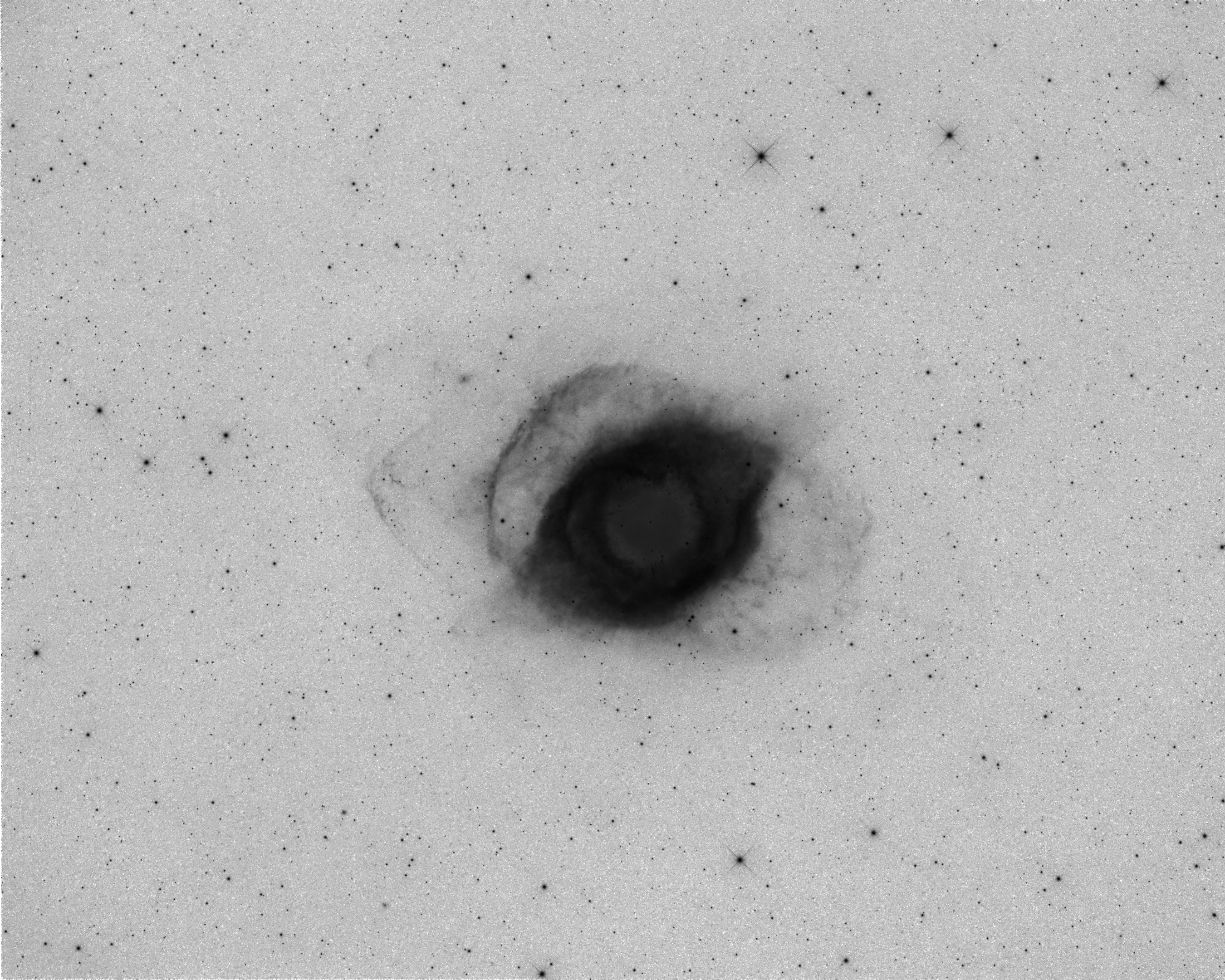 NGC 7293 - Hα inverted