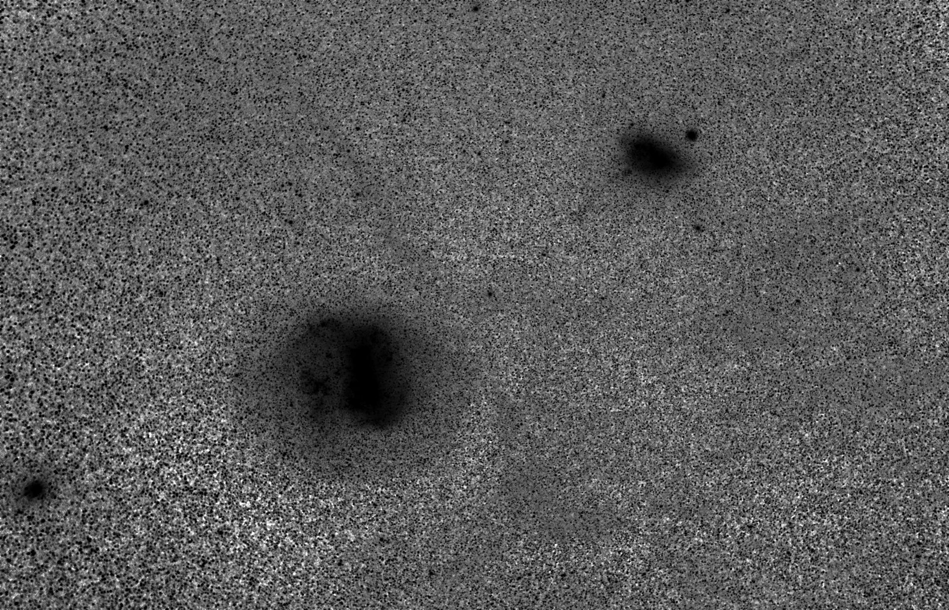 Interstellar matter / star streams in the area of LMC and SMC